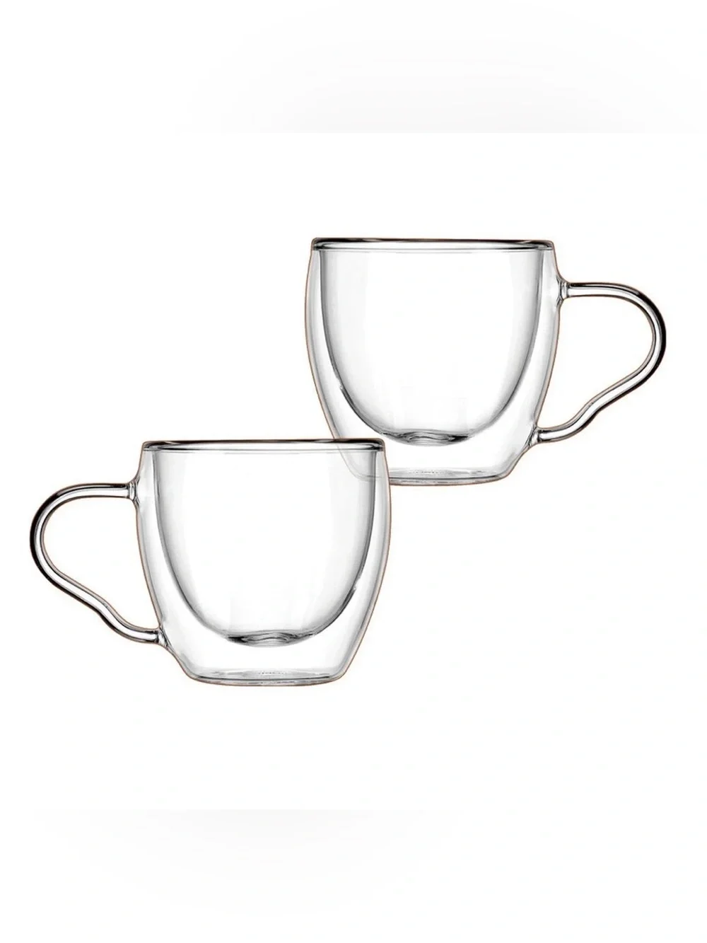 NWOT Godinger Espresso Double Wall Cups - Set of 4